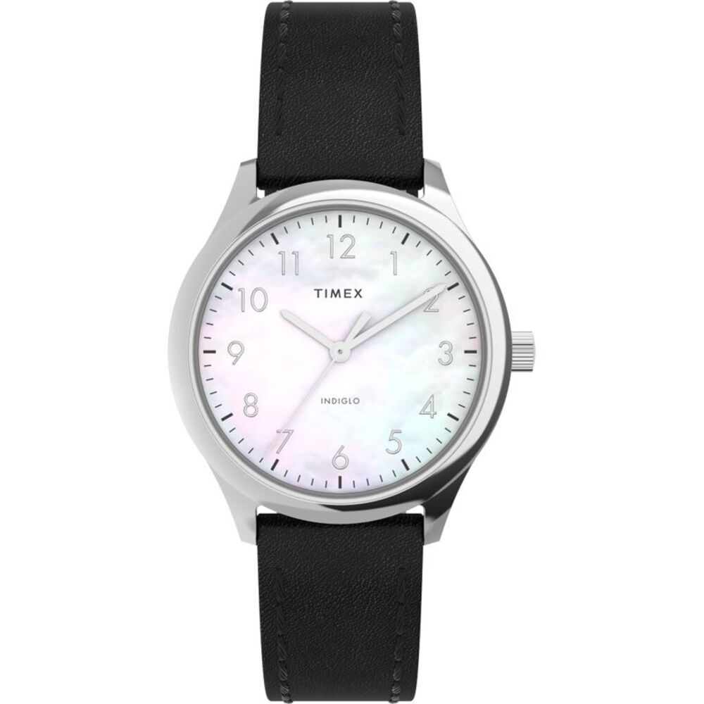 Timex Modern Easy Reader Silver/Black Ladies Watch